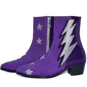NEW: MODERN VICE Original Bolt Purple Boots 7/37